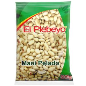 Maní Pelado El Plebeyo 500g