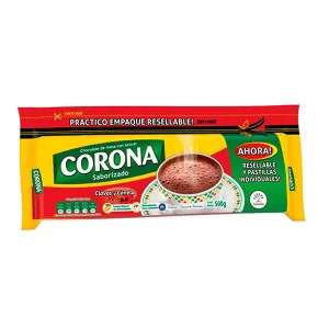 Chocolate Pastilla Corona Clavos y Canela Colombina (500g.)